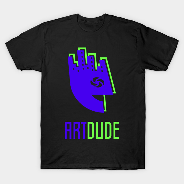 YourArtDude Logo In Blue And Lime by yourartdude